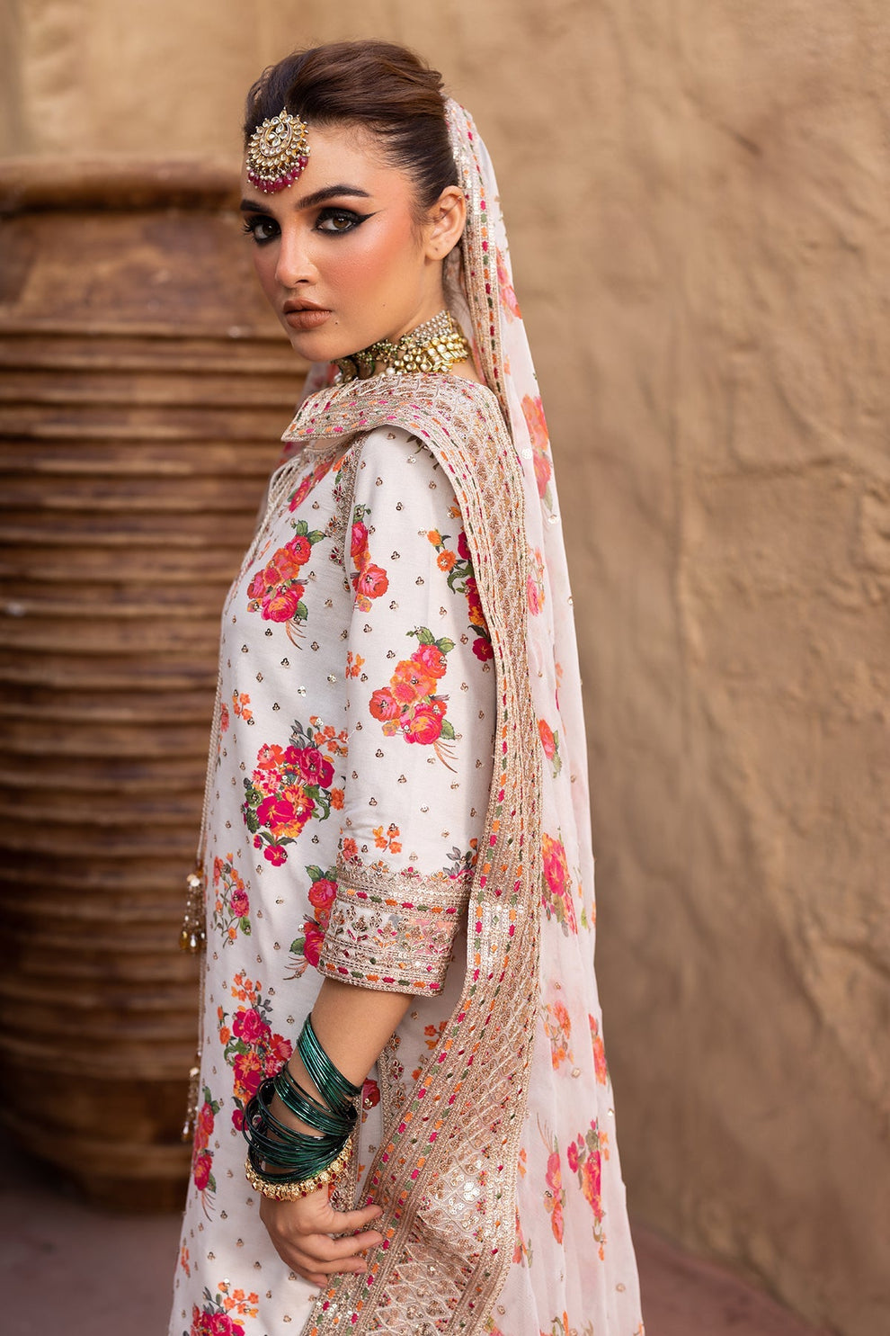 03-PIECE STITCHED SILK SUIT DRESSING DESIGNER
