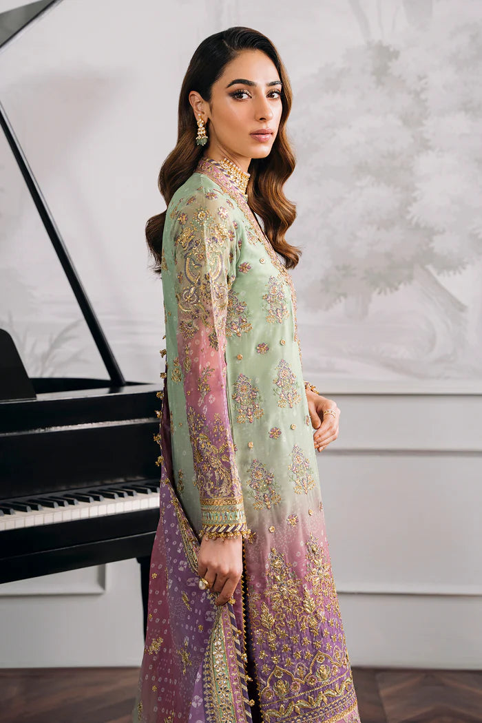 03-Piece Chiffon Suit With Sequence Embroidery | Ready To Wear