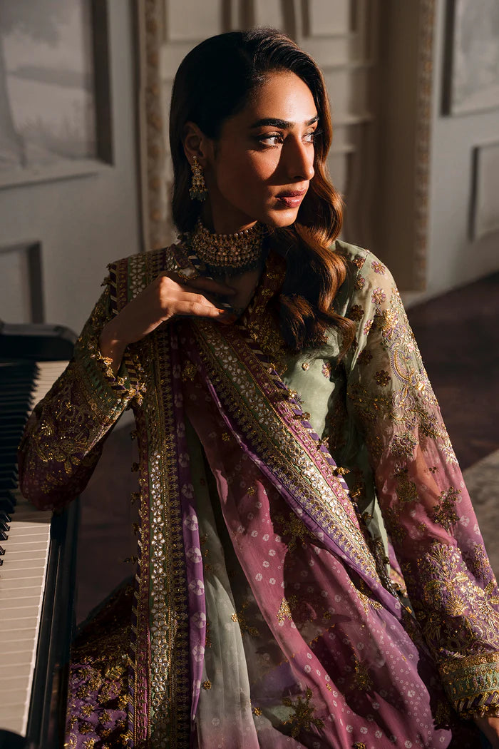 03-Piece Chiffon Suit With Sequence Embroidery | Ready To Wear