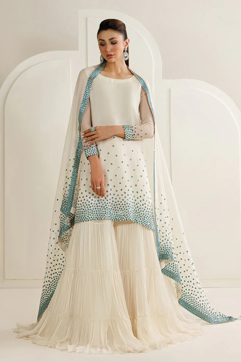 03-Piece Embroidered Chiffon Suit | Ready To Wear