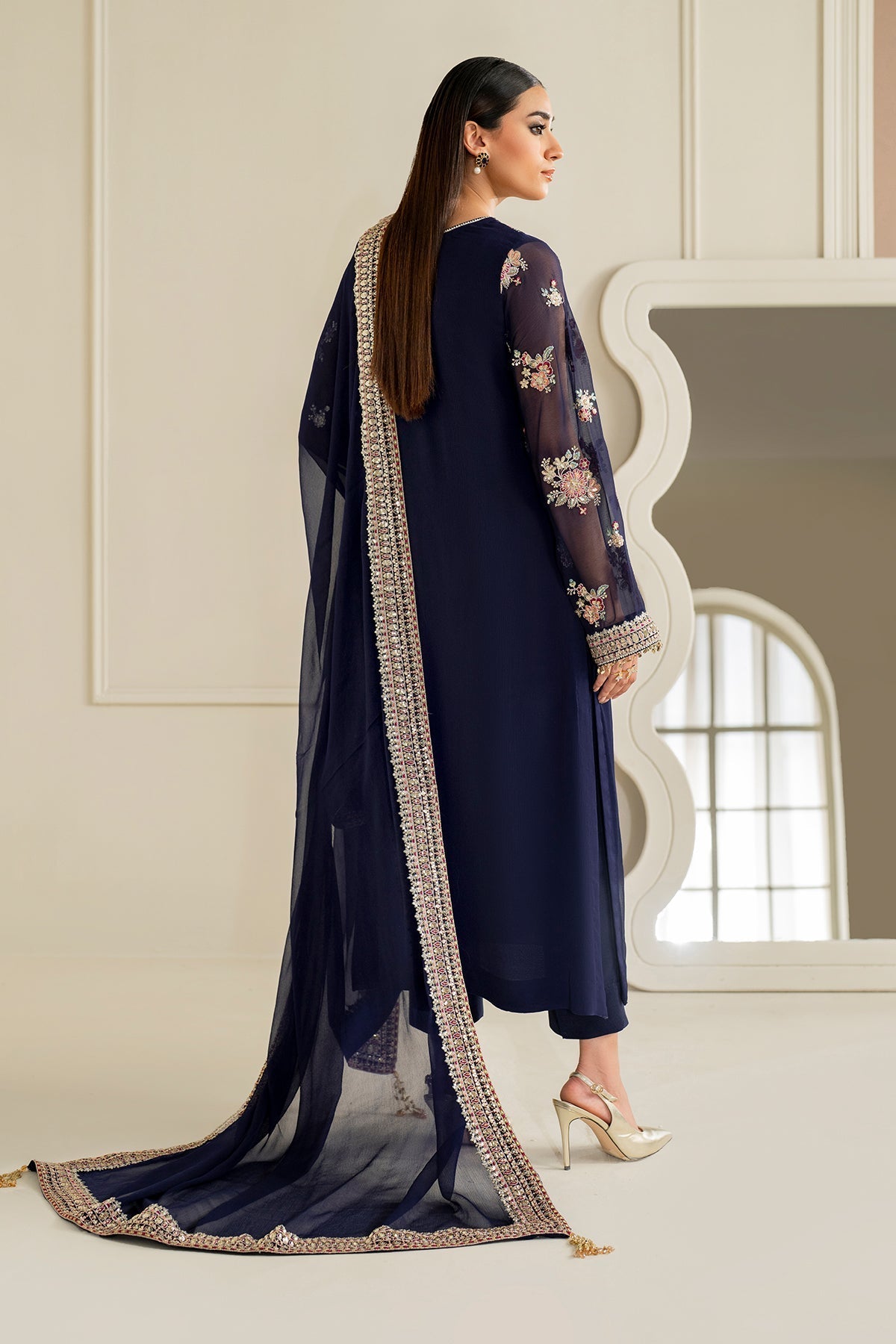 Baroque  with  Pure Chiffon Suit