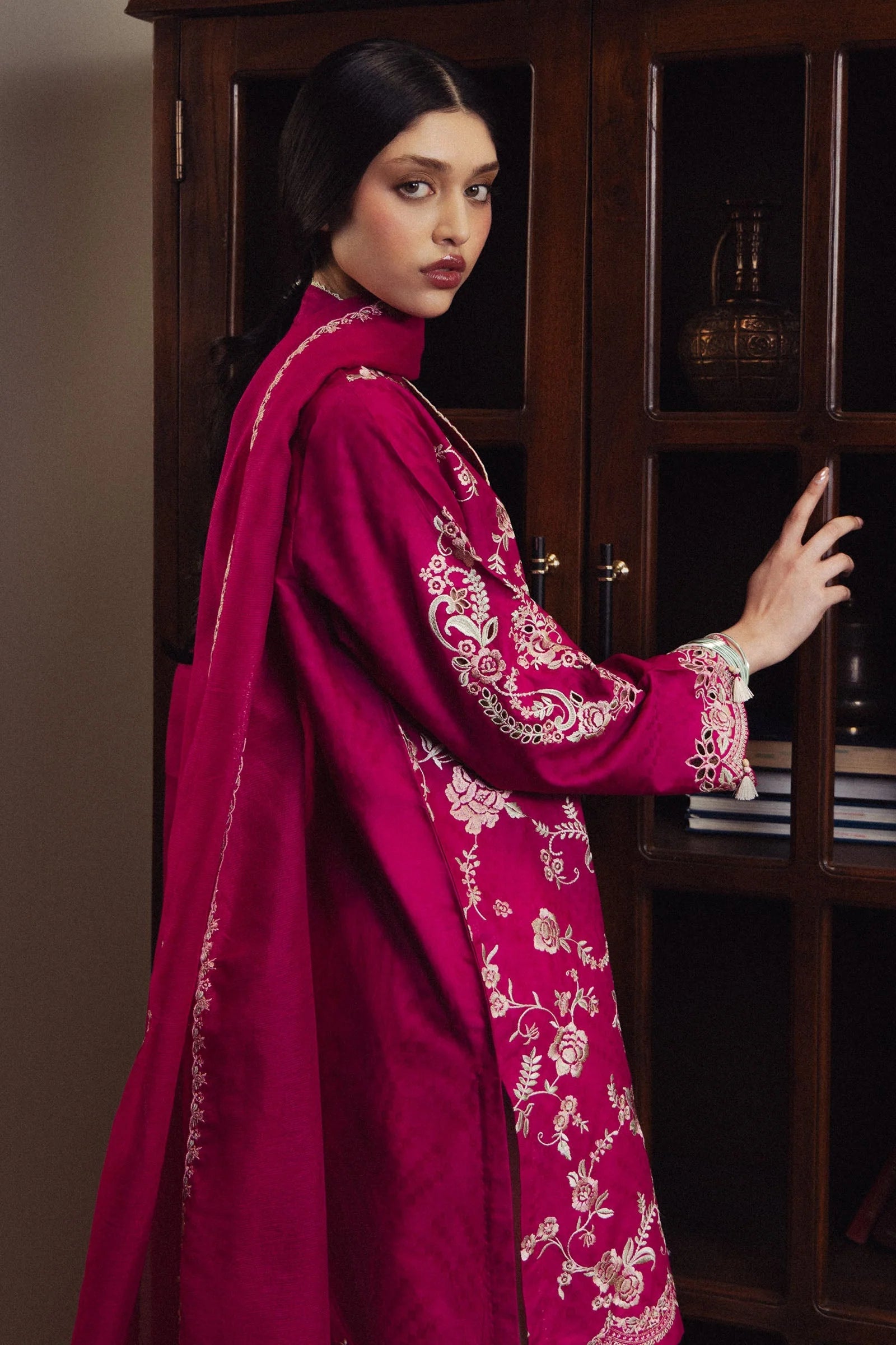 03-Piece Lawn Suit With Embroidery | Ready To Wear