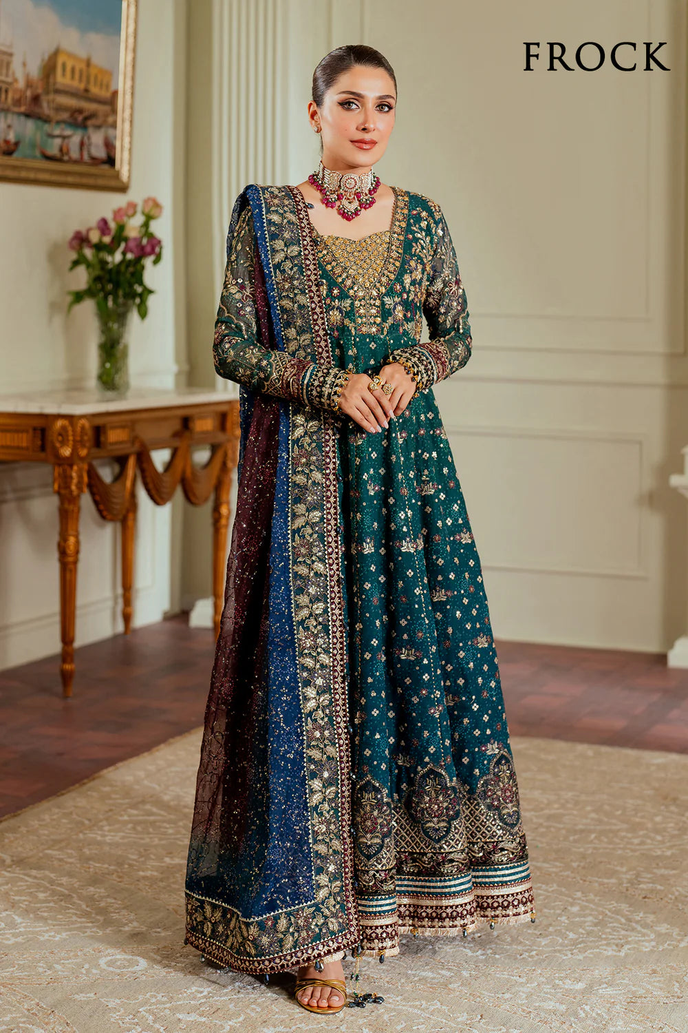 03-Piece Heavy Embroidered Chiffon Suit | Ready To Wear