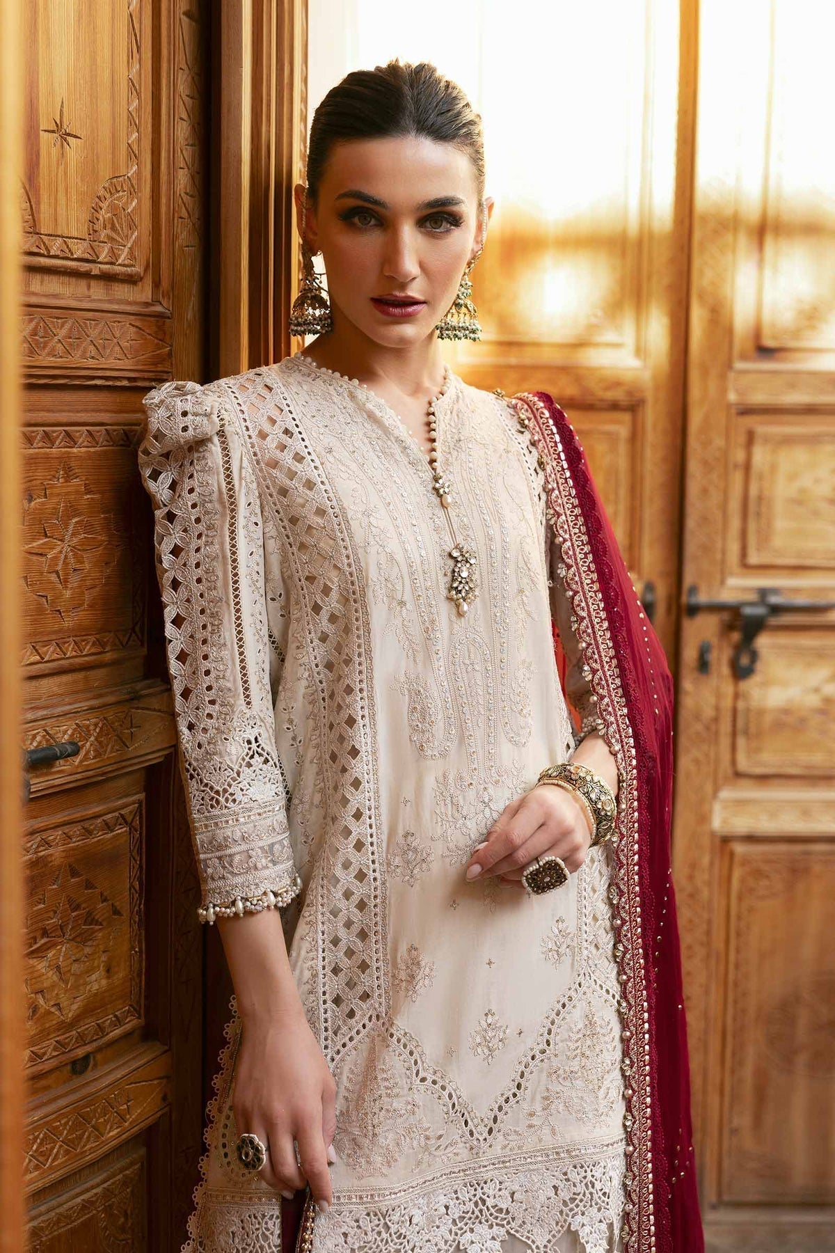 Maria B Luxury Lawn Chicken Kari Partywear Dress
