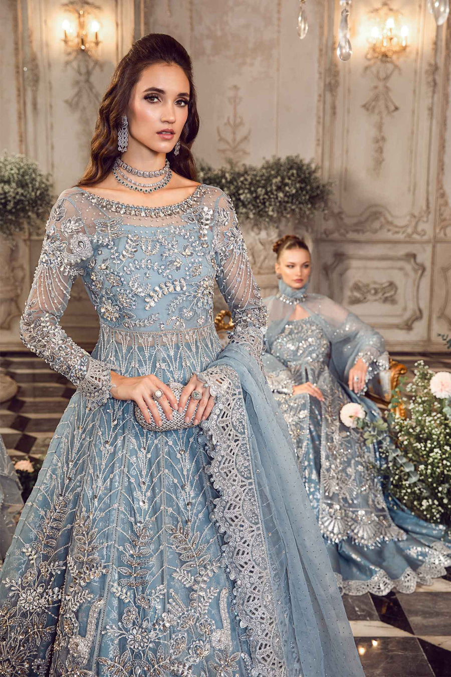 Bridal maxi  made on Qasab Net -Ready to Wear