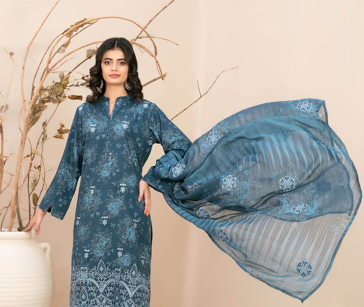 3 Piece Stitched  Lawn  By Alvira
