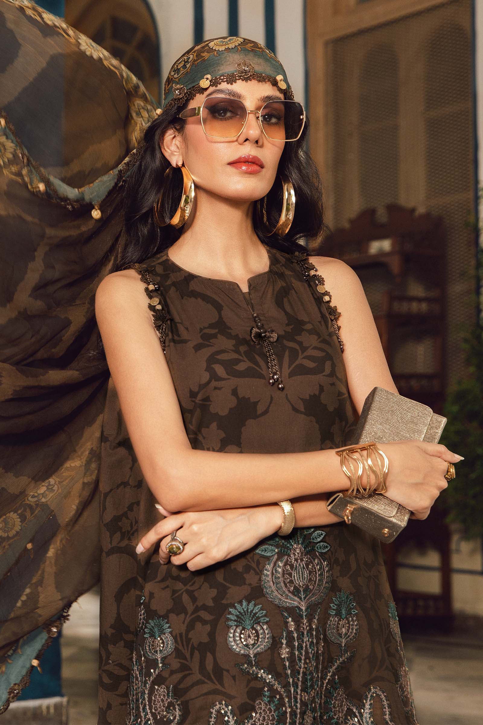 3 Piece Stitched Embroidered Printed Lawn Ready To Wear
