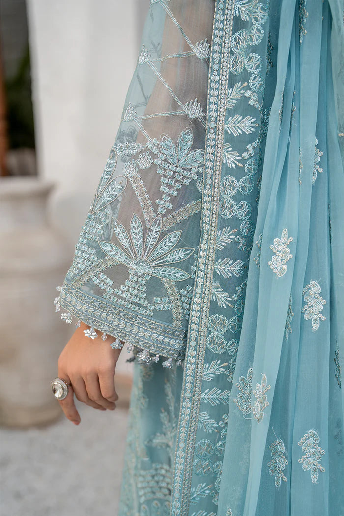 03-Piece Chiffon Suit With Heavy Embroidery | Ready To Wear