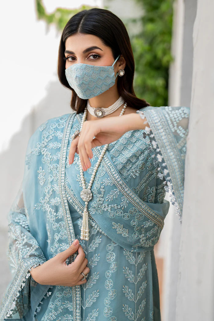03-Piece Chiffon Suit With Heavy Embroidery | Ready To Wear
