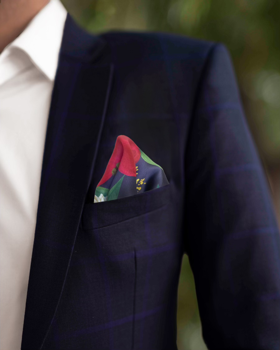 The Gulnar Pocket Square