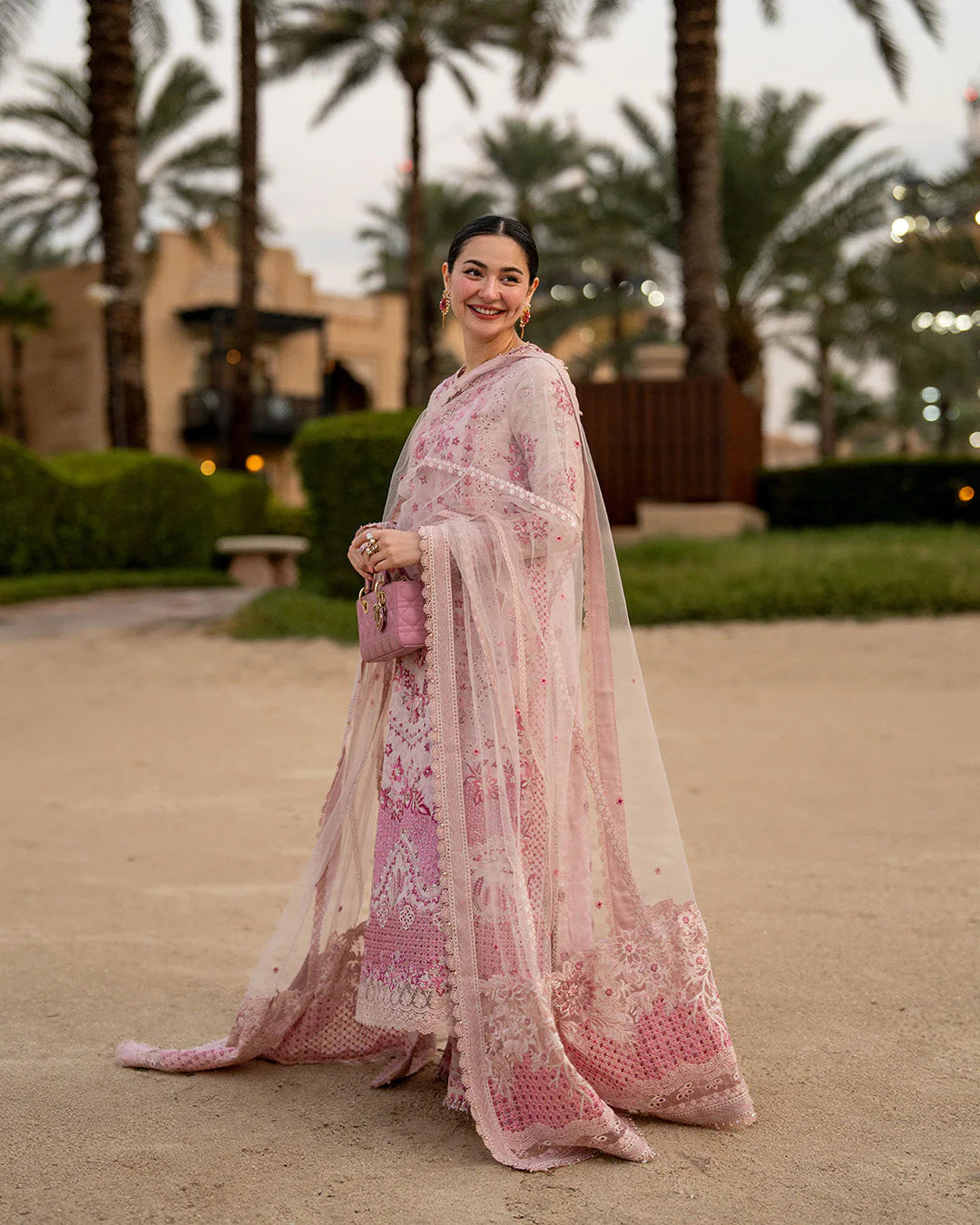 03-Piece Printed Lawn Suit With Organza Dupatta | Ready To Wear