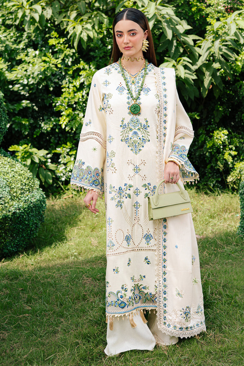 Heavy Embroidered Cotton Chikankari Suit Ready To Wear