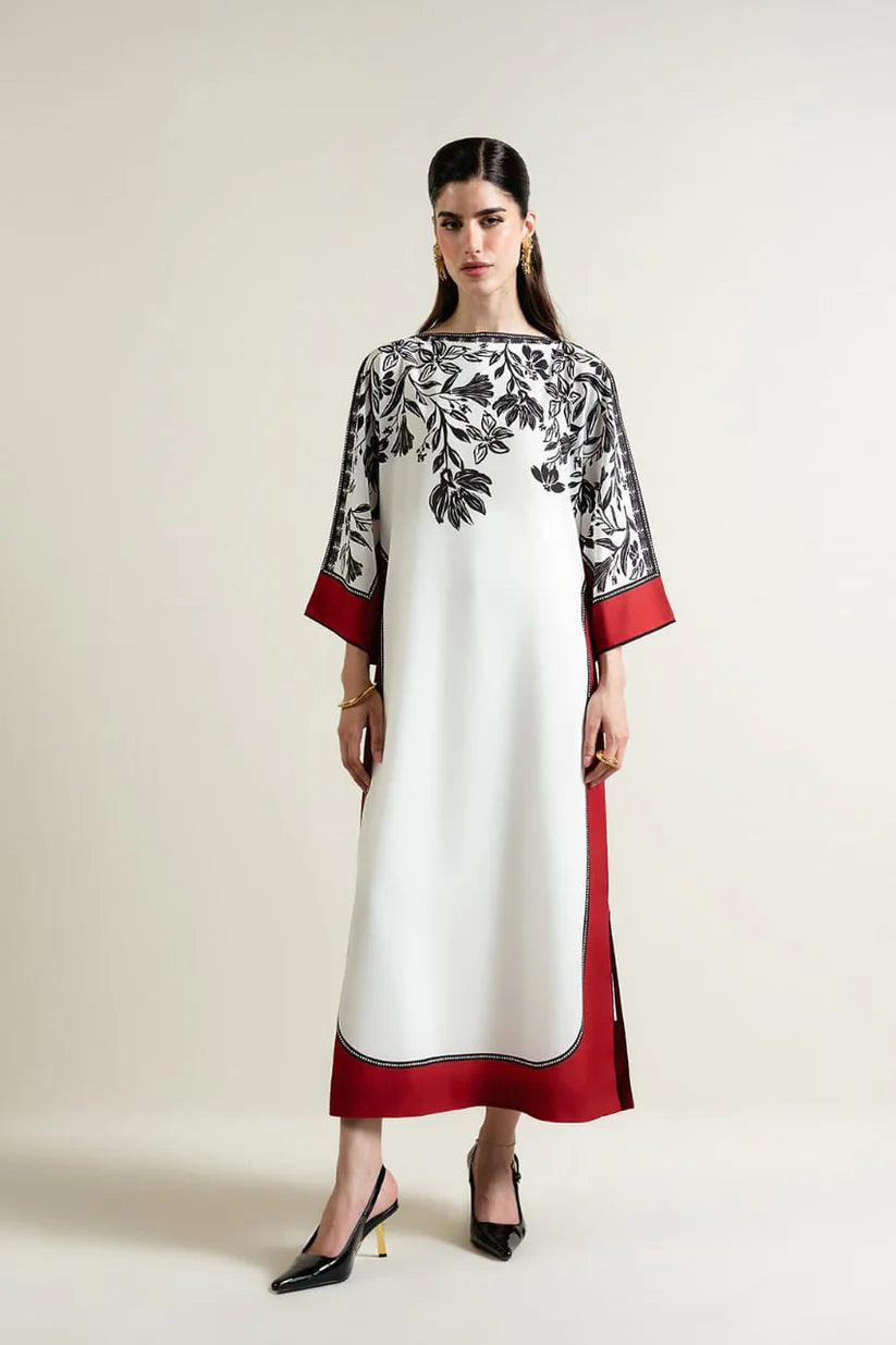 03-Piece Shamoze Silk suit Ready To Wear