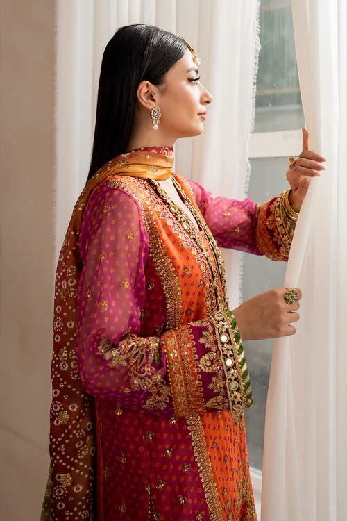 03-Piece Embroidered Chiffon Suit | Ready to Wear