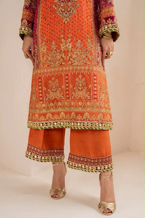 03-Piece Embroidered Chiffon Suit | Ready to Wear
