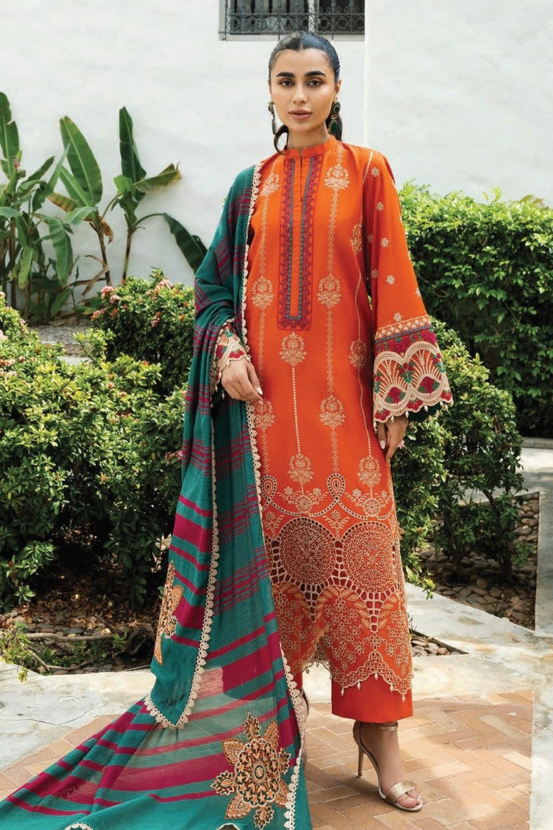 03-Piece Lawn Cotton Suit | Ready To Wear