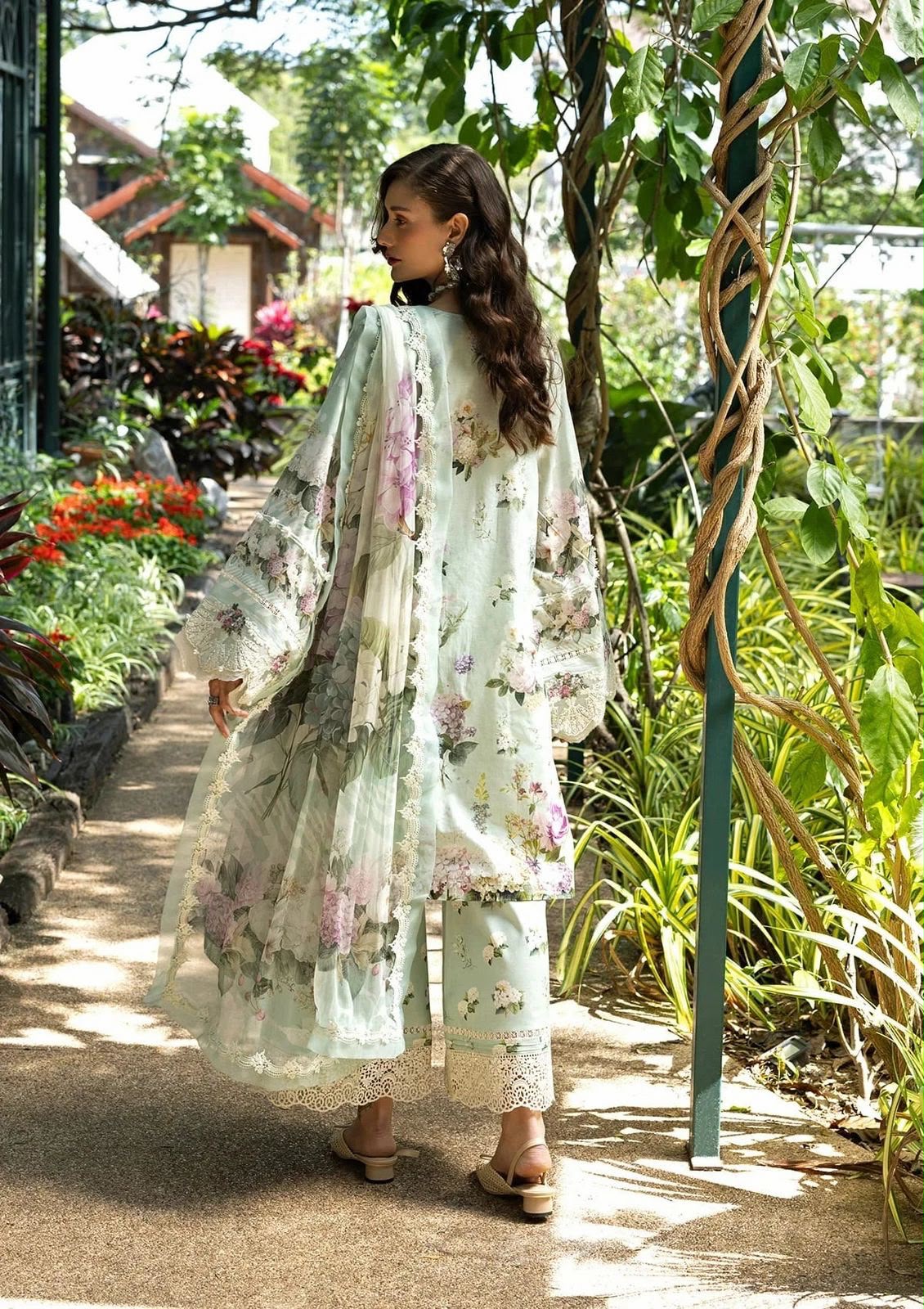 03-Piece Printed Lawn Suit With Embroidery | Ready To Wear