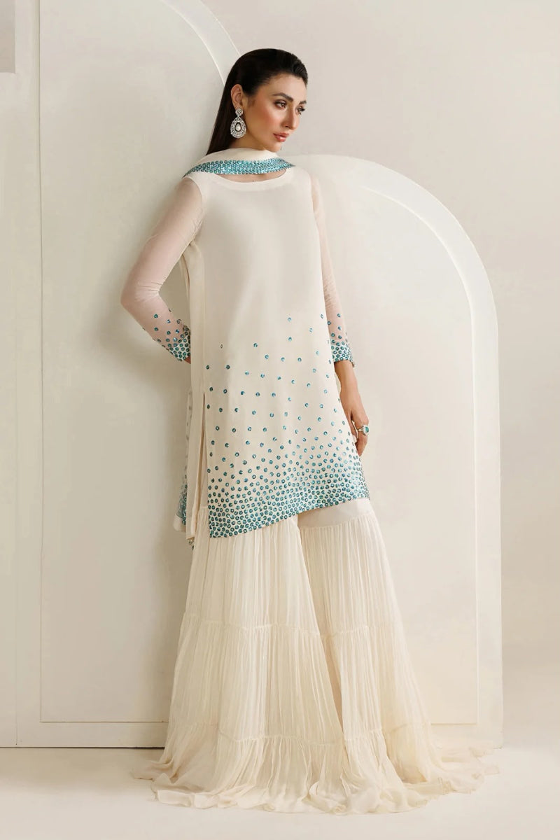 03-Piece Embroidered Chiffon Suit | Ready To Wear