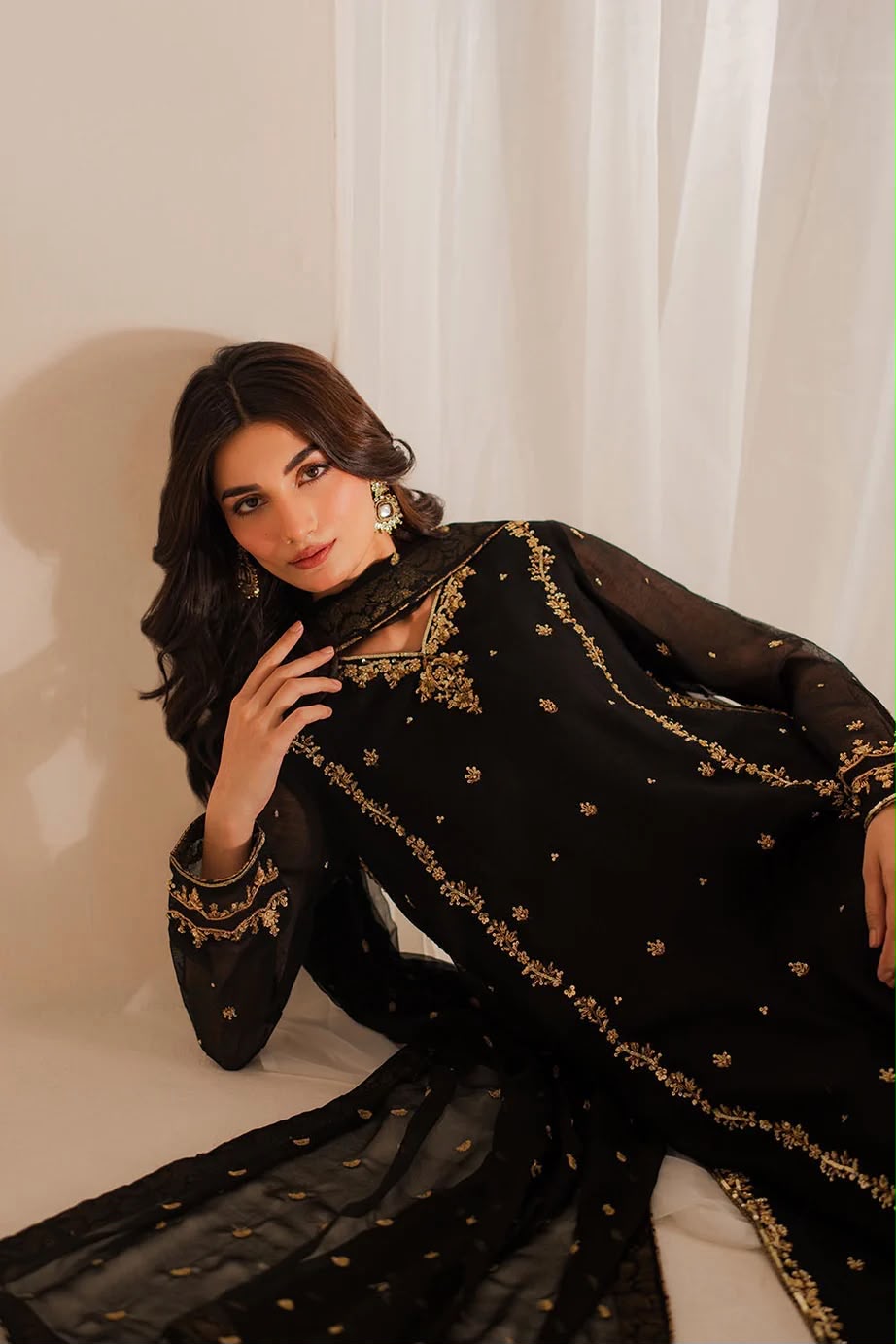 03 PIECE SUIT |Heavy Embroidered Chiffon| READAY READY TO WEAR