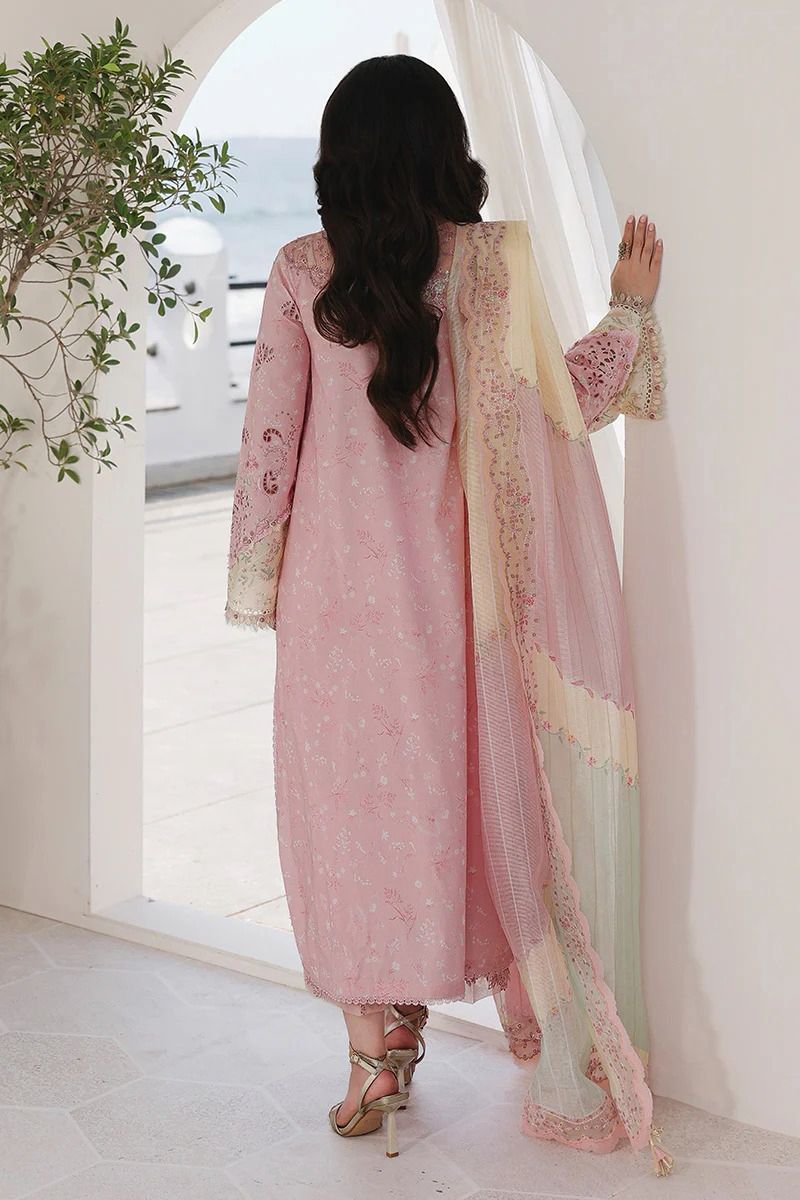 03-Piece Embroidered Lawn Suit WIth Jacquard Dupatta | Ready To Wear