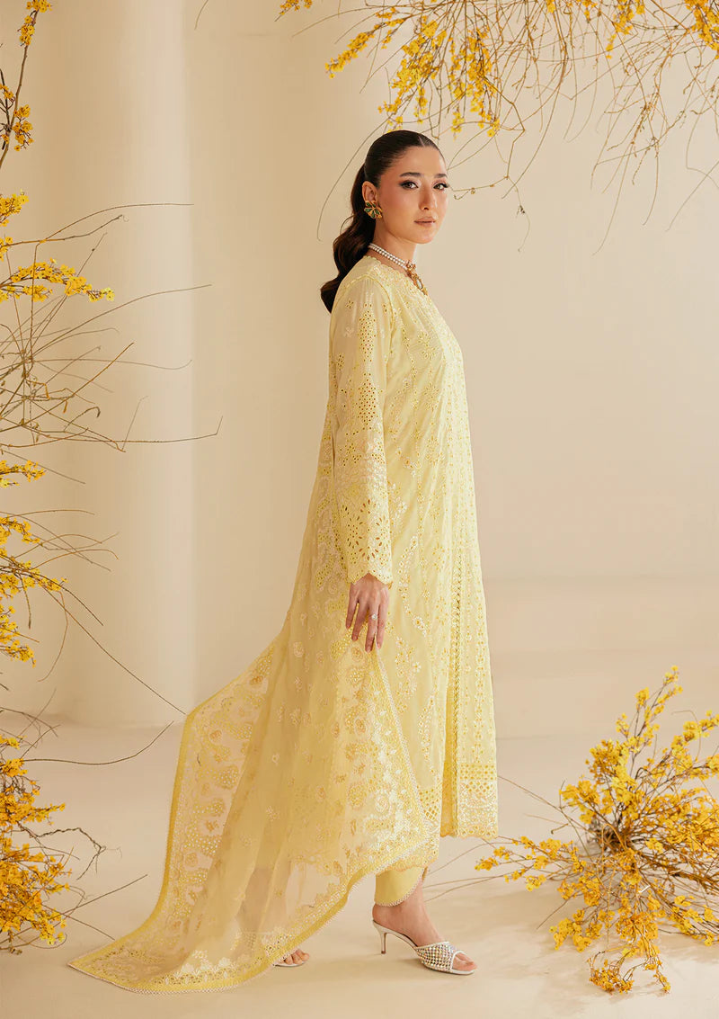 03-Piece Lawn Suit With Embroidery | Ready To Wear