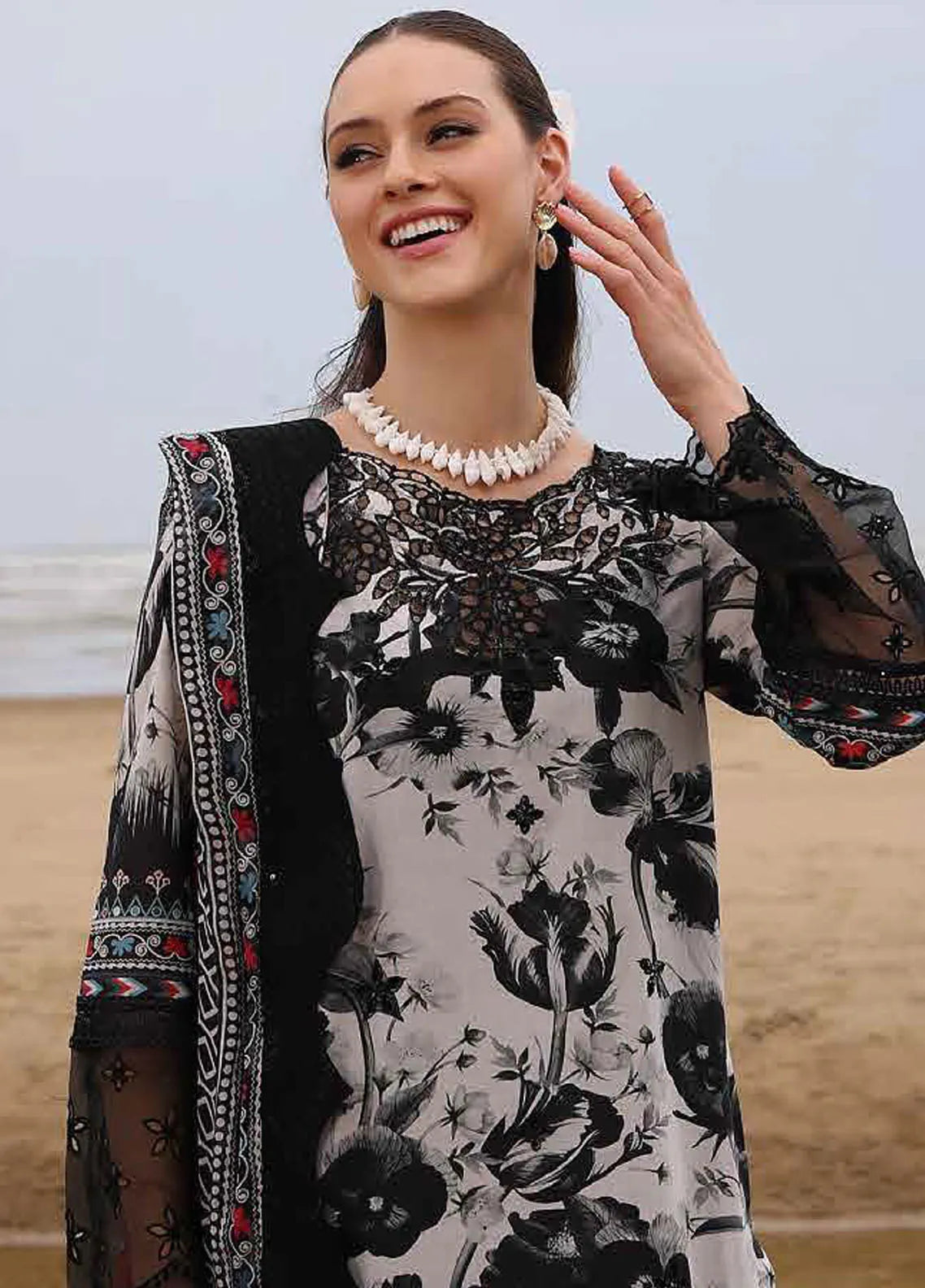 03-PIECE STITCHED LAWN SUIT READY TO WEAR DRESSING DESIGNER