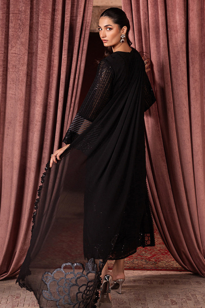 03-Piece Chiffon Suit With Embroidery | Ready To Wear