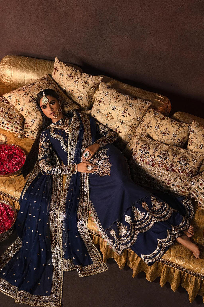 Maya by Afrozeh – Velvet Embroidery Suit